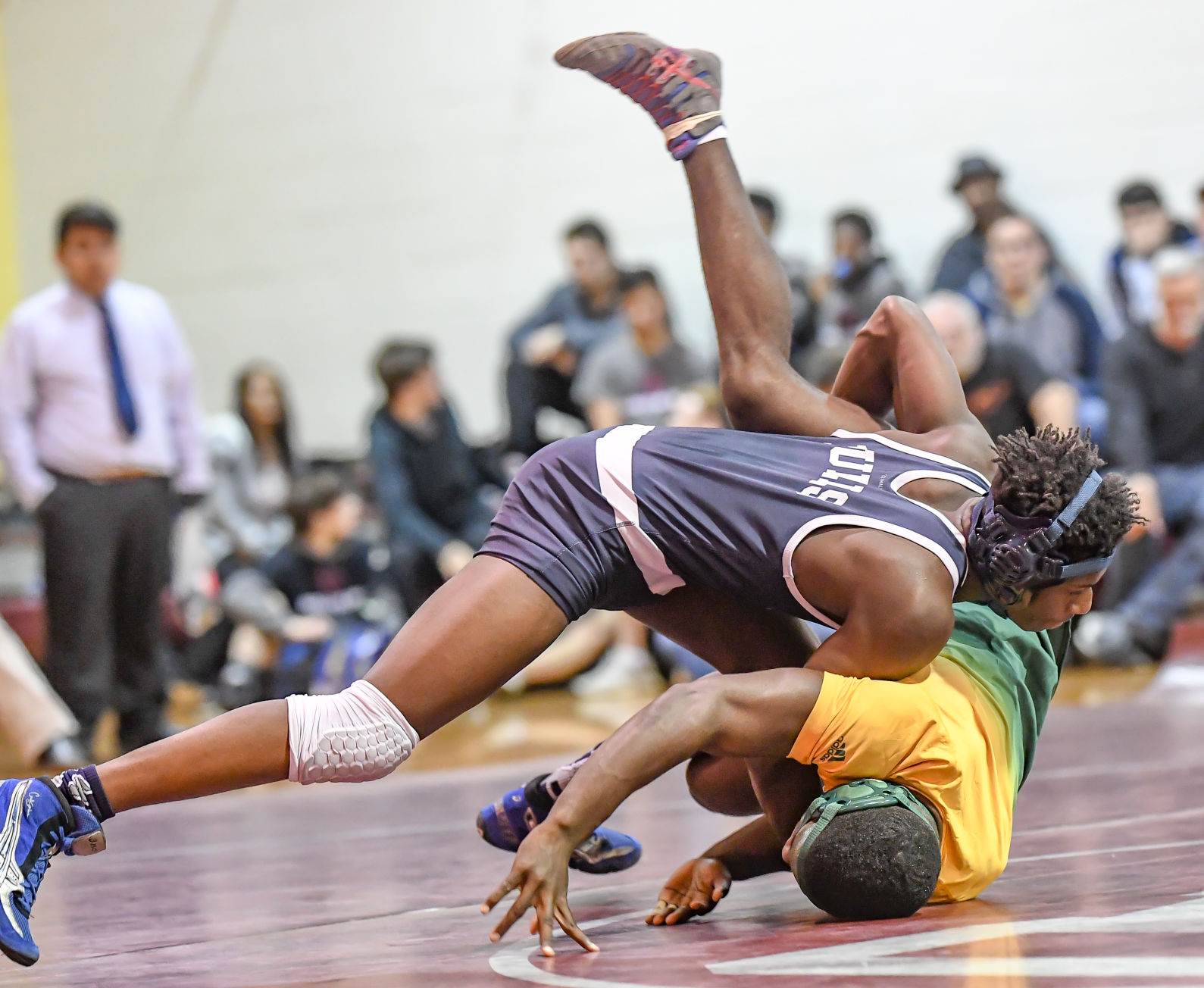 Wednesday night high school wrestling action